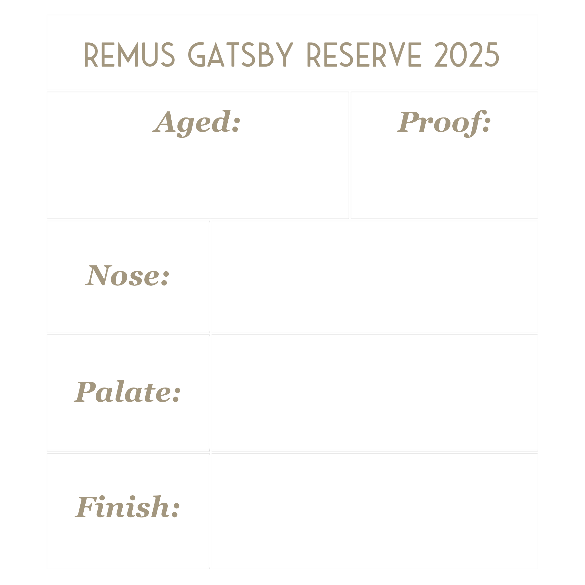 Remus Gatsby Reserve Medly Blend